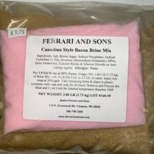 Ferrari Canadian Style Bacon Brine Mix