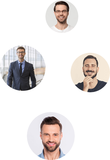 round shape avatar images