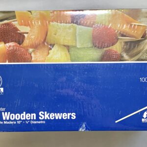 10" Wooden Skewers 1/8 Diameter