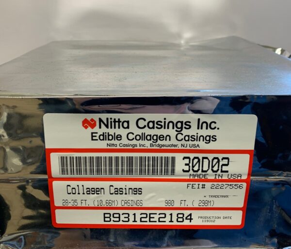 30MM Clear Collagen Casings (Case)