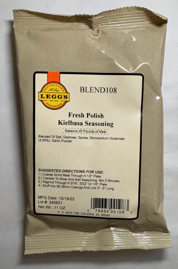 A.C. Leggs Fresh Polish Kielbasa Seasoning