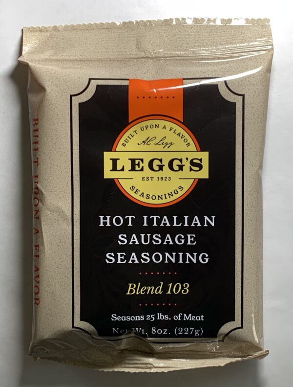 A.C. Leggs Hot Italian Sausage Seasoning Blend 103