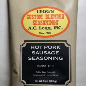 A.C. Leggs Hot Pork Sausage Seasoning Blend 109