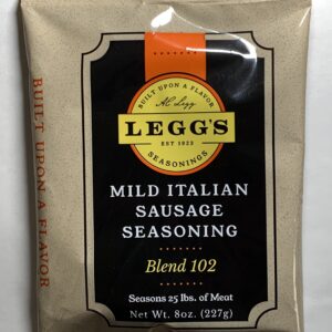 A.C. Leggs Mild Italian Sausage Seasoning Blend 102