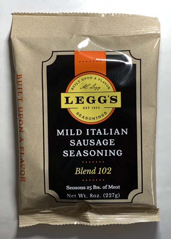 A.C. Leggs Mild Italian Sausage Seasoning Blend 102