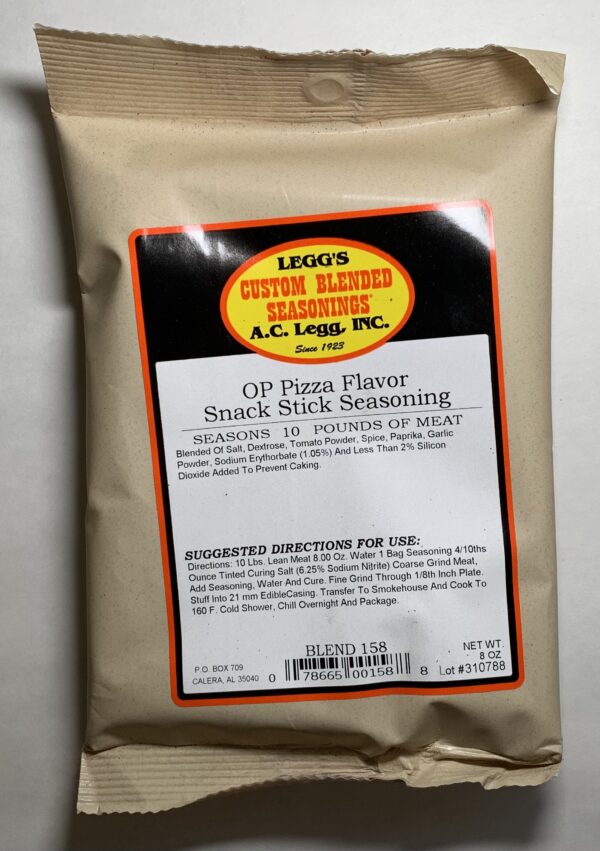 A.C. Leggs Pizza Flavor Snack Stick Seasoning