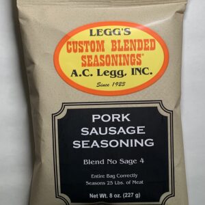 A.C. Leggs Pork Sausage Seasoning Blend 4 No Sage