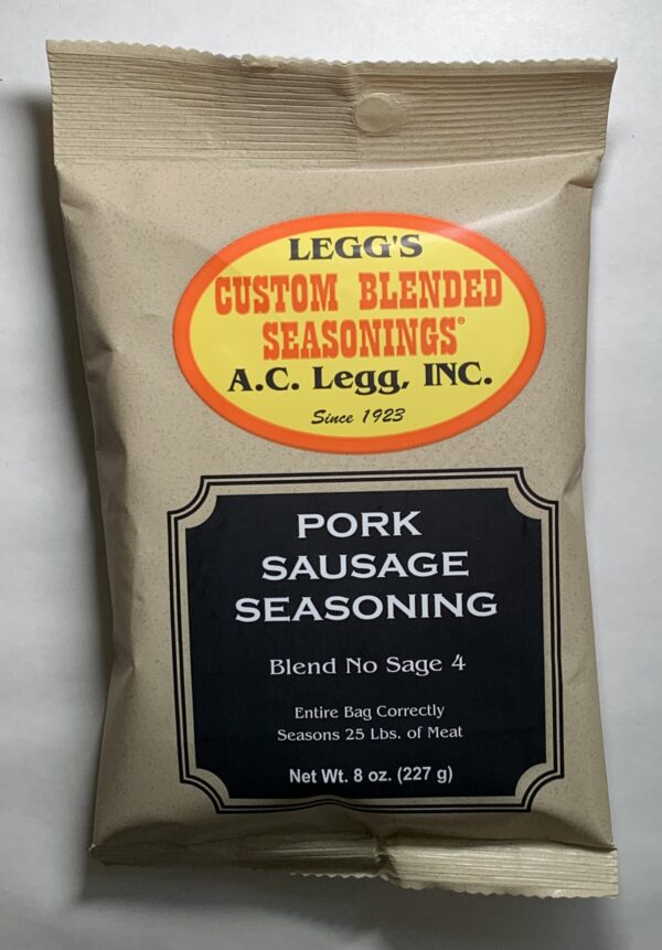 A.C. Leggs Pork Sausage Seasoning Blend 4 No Sage