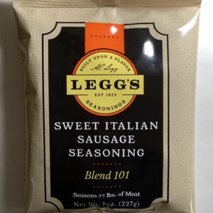 A.C. Leggs Sweet Italian Sausage Seasoning Blend 101