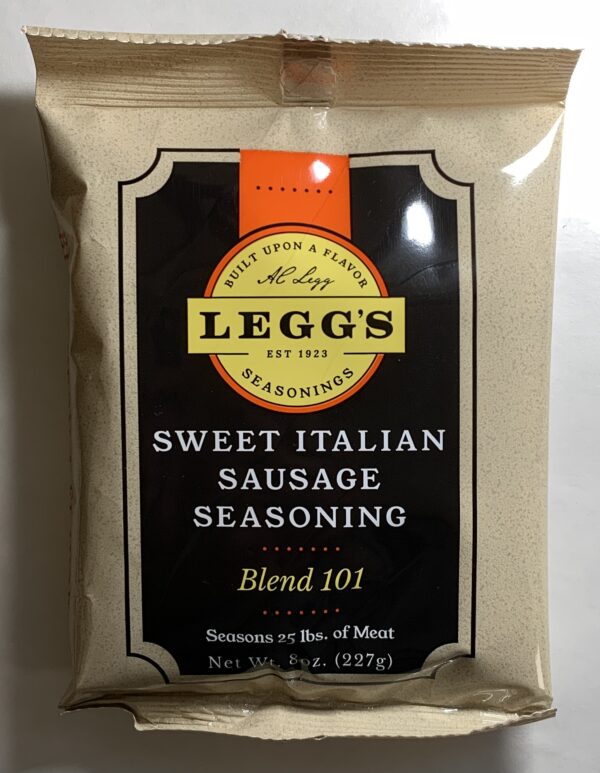 A.C. Leggs Sweet Italian Sausage Seasoning Blend 101