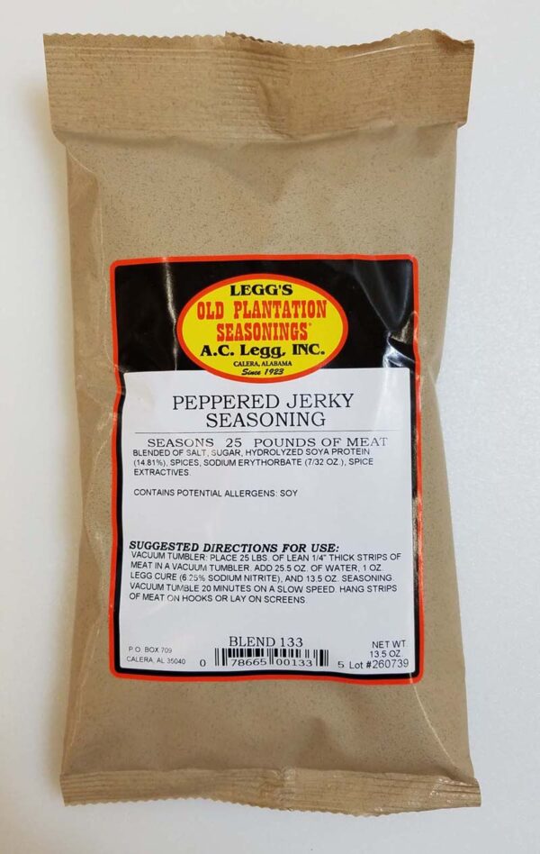Leggs Old Plantation Peppered Jerky Seasoning