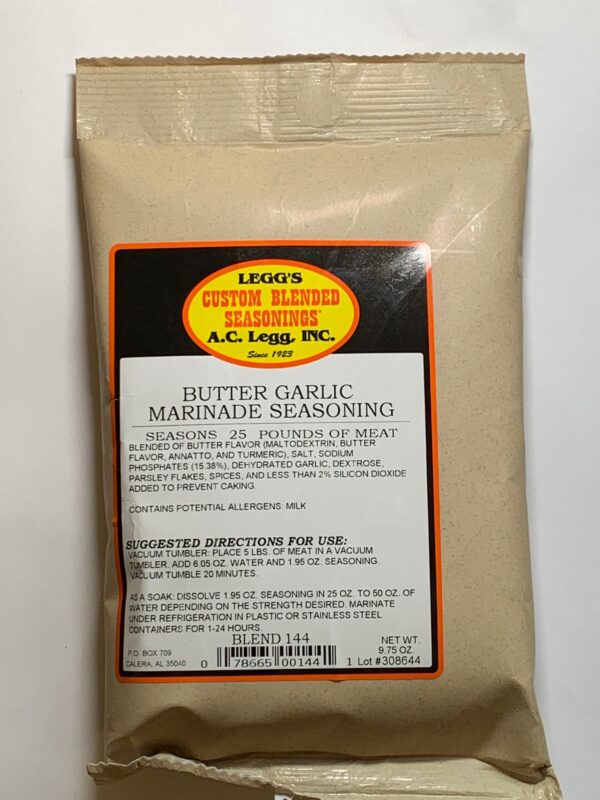 A.C. Leggs Old Plantation Butter Garlic Marinade