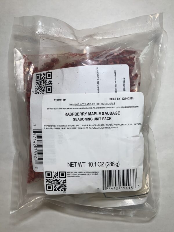 Con Yeager Raspberry Maple Sausage Seasoning