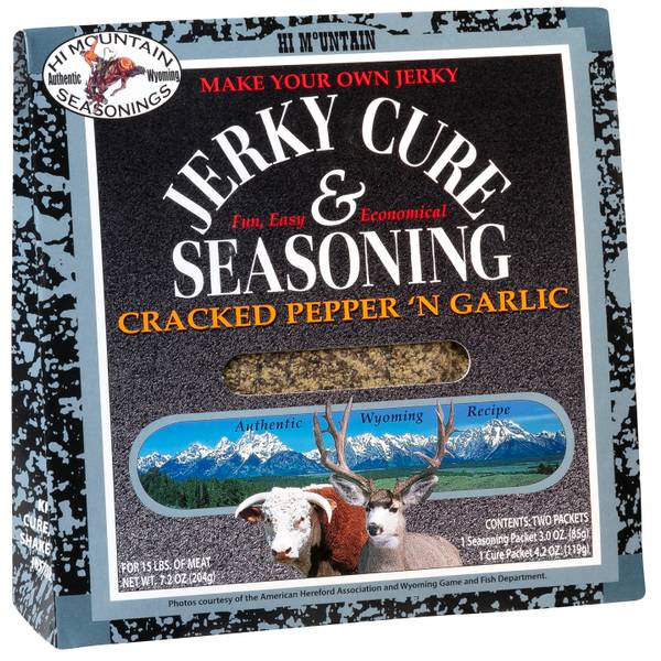 Hi Mountain Crack Pepper N Garlic Jerky Seasoning