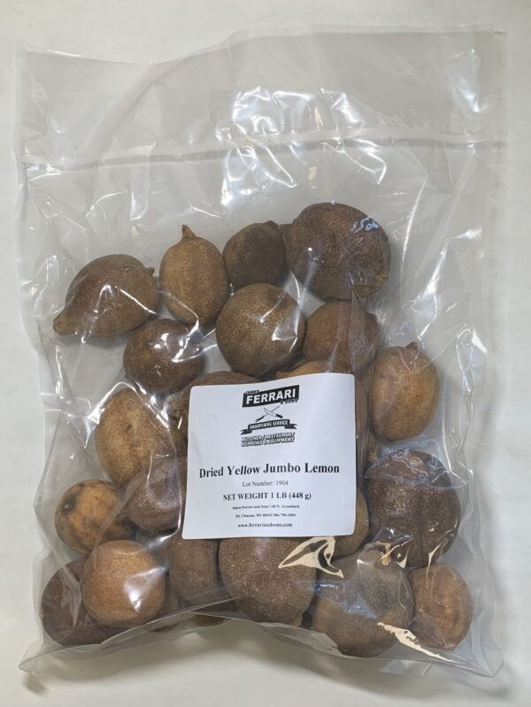 Dried Yellow Jumbo Whole Lemons