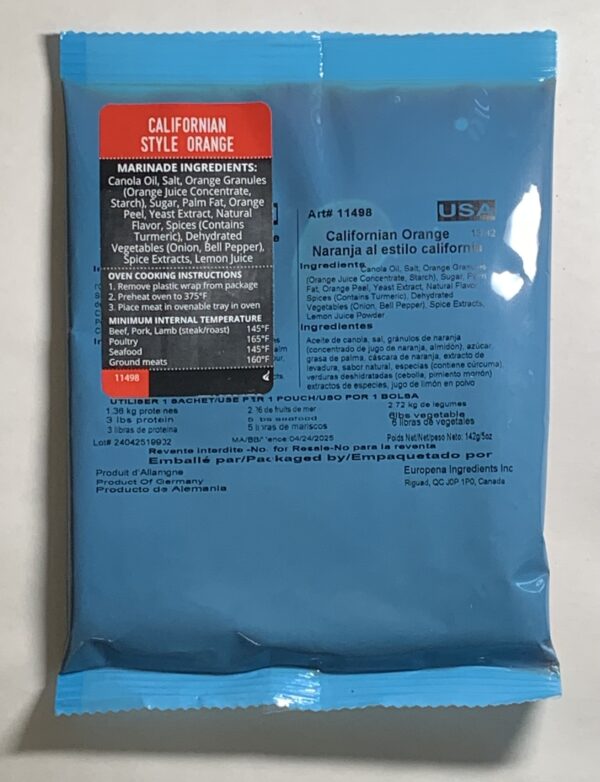 EZ California Style Orange Marinade - Image 2