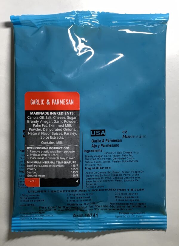 EZ Garlic & Parmesan Marinade - Image 2