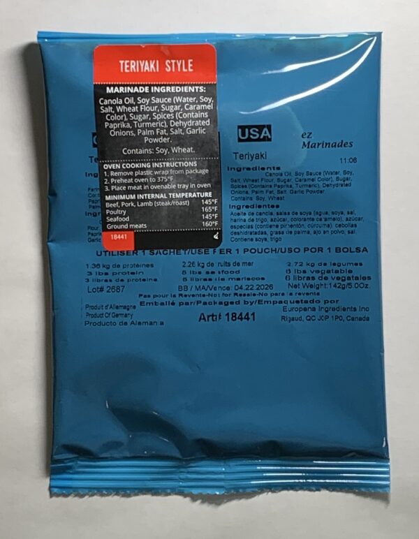 EZ Teriyaki Marinade - Image 2
