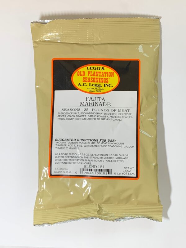 A.C. Leggs Old Plantation Fajita Marinade