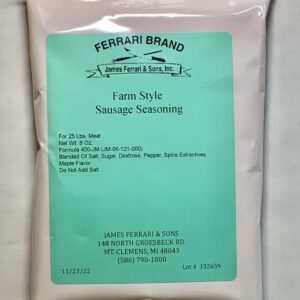 Ferrari Farm Style Sausage Seasoning