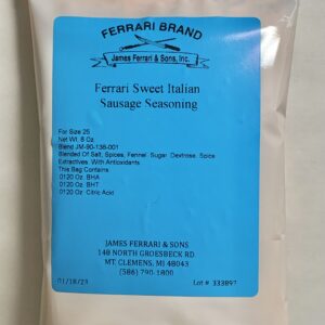 Ferrari Sweet Italian Sausage Seasoning