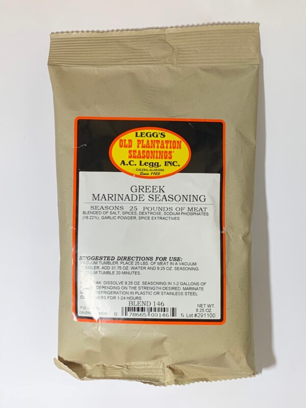 A.C. Leggs Old Plantation Greek Marinade