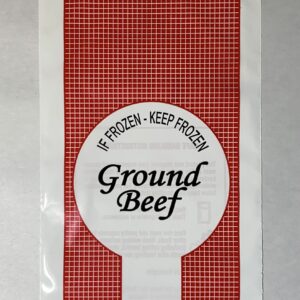 Ground Beef Bag 1 LB (25 Bags)