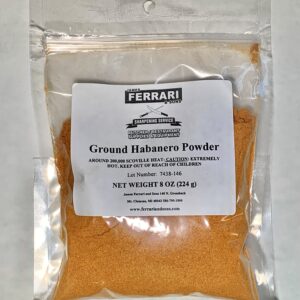 Ground Habanero Powder (8 OZ)