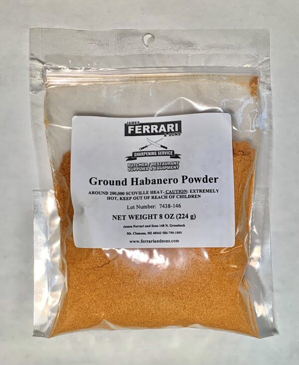 Ground Habanero Powder (8 OZ)