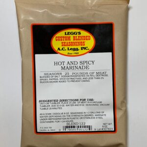 A.C. Leggs Hot & Spicy Marinade