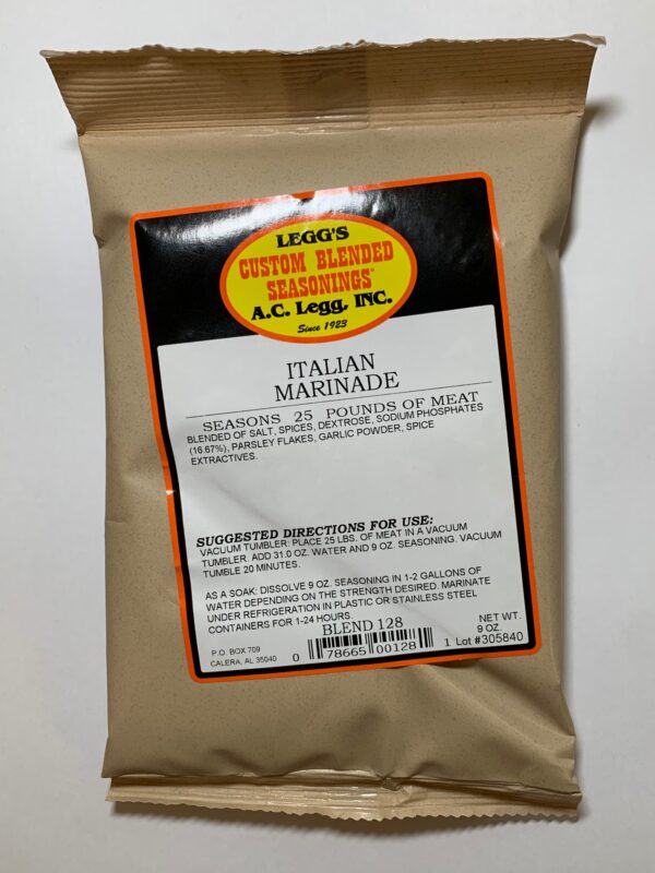 AC Leggs Old Plantation Italian Marinade