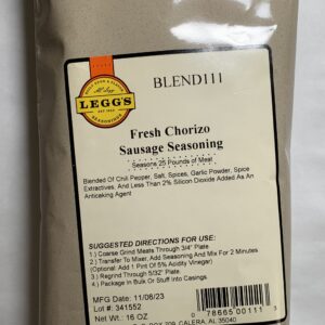 A.C. Leggs Fresh Chorizo Seasoning