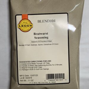 A.C. Leggs Bratwurst Seasoning