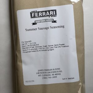 A.C. Leggs Summer Sausage Seasoning