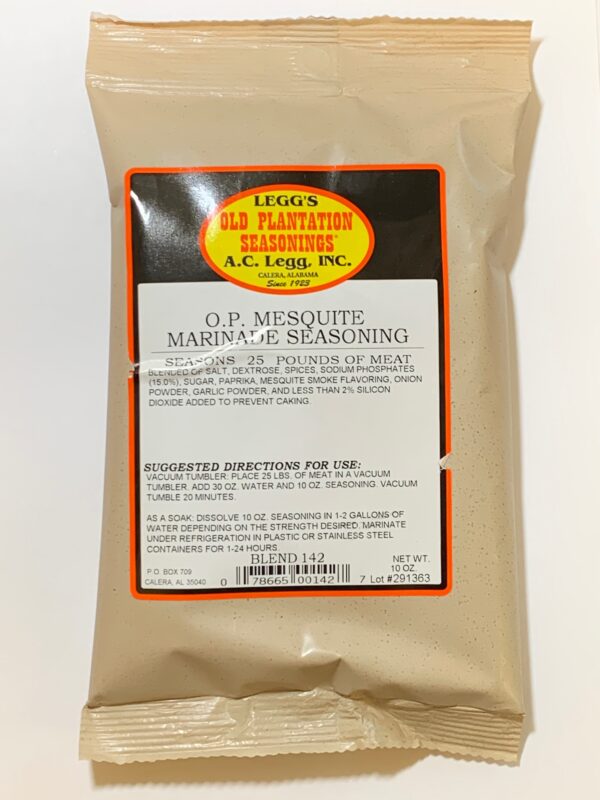 AC Leggs Old Plantation Mesquite Marinade