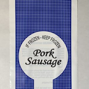 Pork Sausage Bag 1 LB (25 Bags)