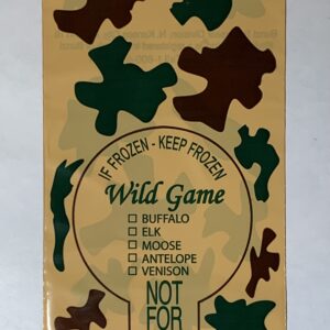Wild Game Camo Bag Box 1 LB (1000 Bags)