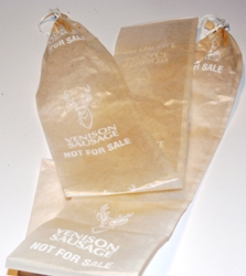 2.5" x 27" Clear Deer Head Fibrous Casings