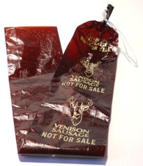 2.5" x 22" Deer Head Mahogany Dark Fibrous Casings